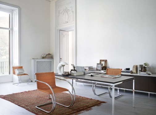MR Chair with Florence Knoll Table