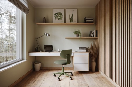 HÅG Tion 3D-rendering Home Office