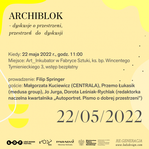 ŁDF 2022_Archiblok_zapowiedź