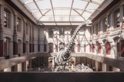 Konkurs na Muzeum Historii Naturalnej w Berlinie, projekt WXCA 3