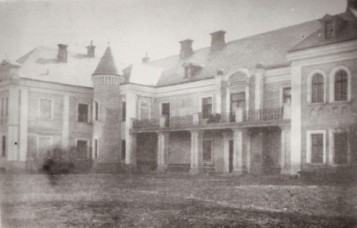 Łaszczów pałac od północy 1911