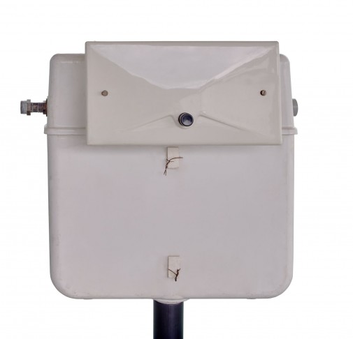 First Geberit concealed cistern and first actuator plate – 1964 (HISTORY 150YoT)